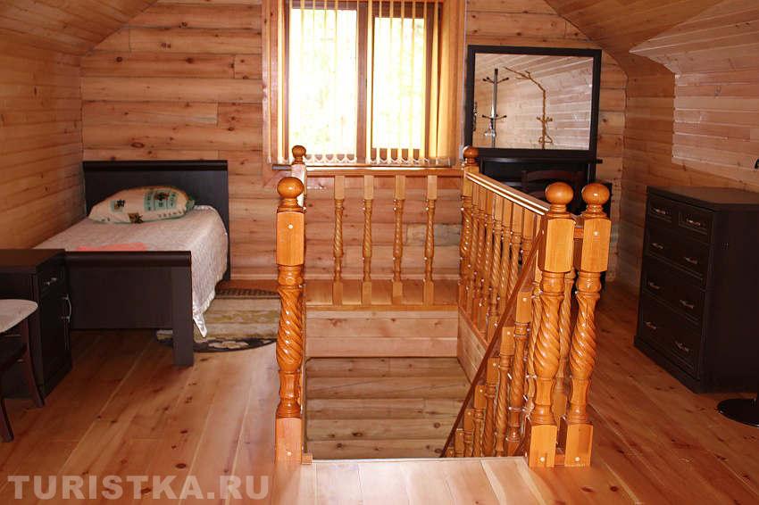 Номер в мансарде Коттеджа 1