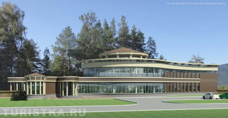 Проект спортивного центра с аквапарком на базе Турсиб