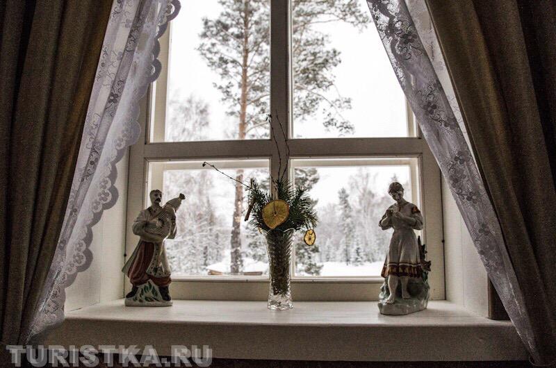 Второй этаж, вид из окна.