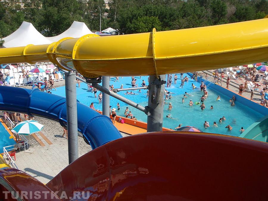 Вид с водяных горок