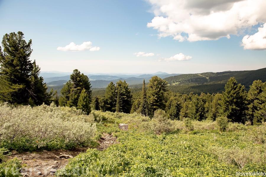 Тропа на перевал Багаташ