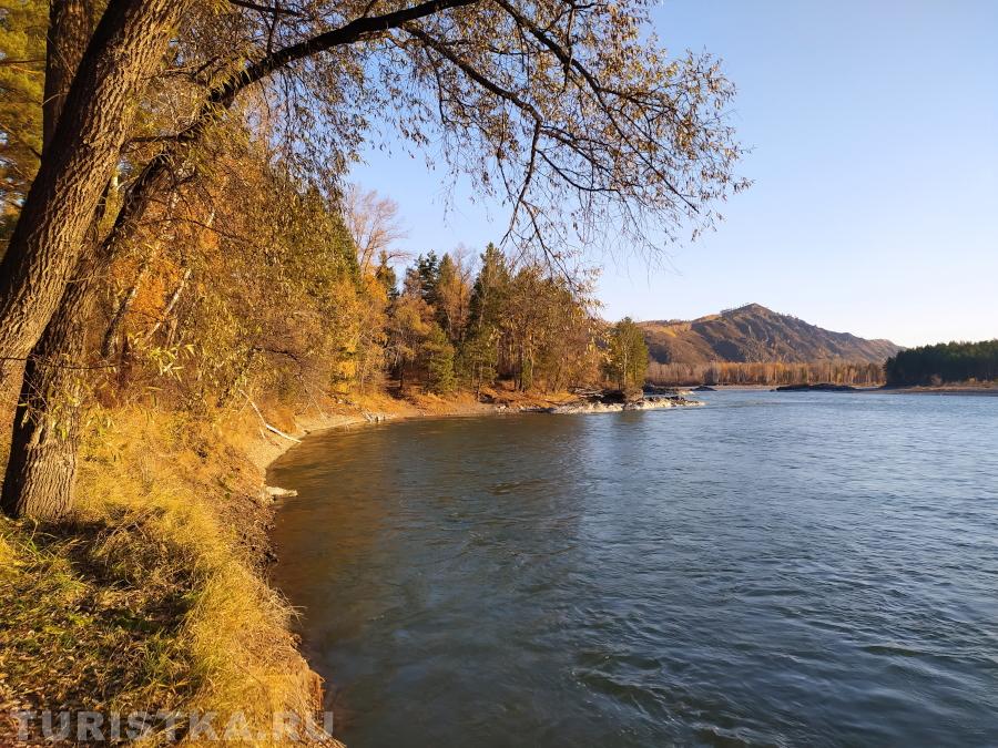 Барковская Людмила. Катунь сразу за Горно-Алтайском. 