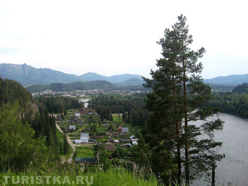 Вид на Турочак и Бию 