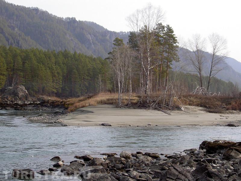 Река Катунь ноябрь 2017
