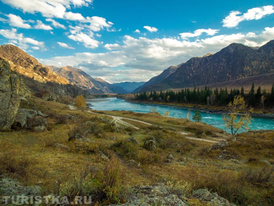 В районе Куюса, Алтай.