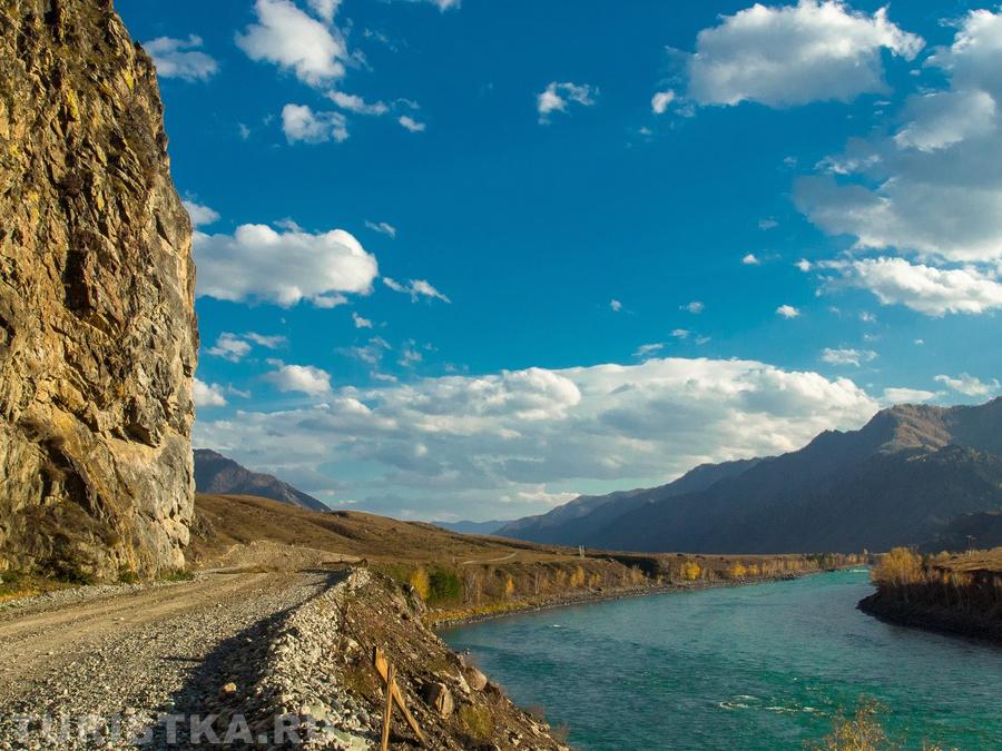 В районе Куюса, Алтай.