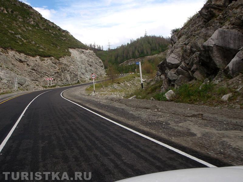 Подъем на перевал Чике-Таман