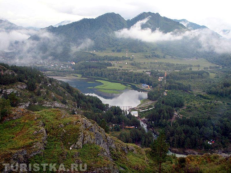 Гора Верблюд и Чемальская ГЭС