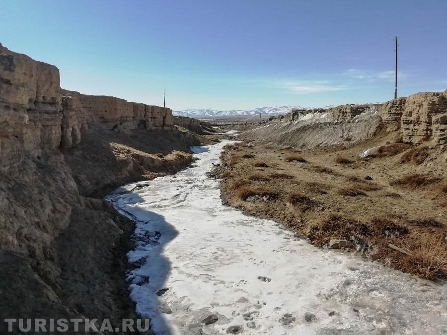 Это овраг у села Ортолык.