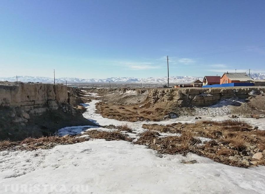 Это овраг у села Ортолык.