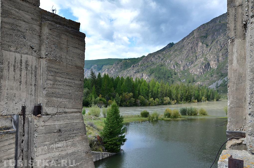 Недостроенная Акташская ГЭС на реке Чуя