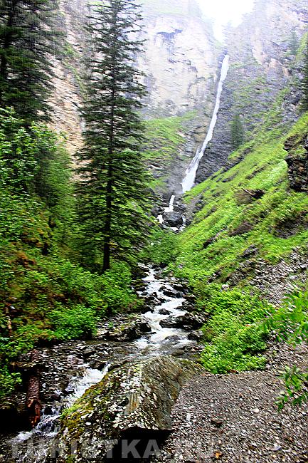 Водопад "Жираф" или "Седая Борода" : Алтайский край 