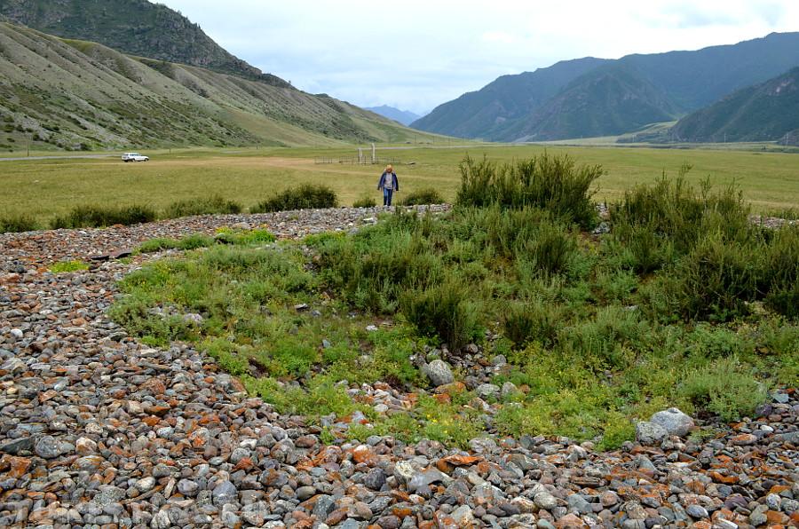 Археологический комплекс: курган и стеллы