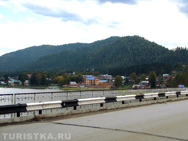 Поселок Иогач с моста