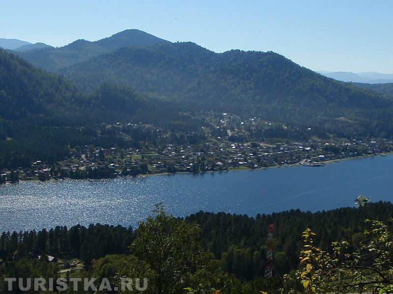 Село Иогач с горы Тилан-Туу