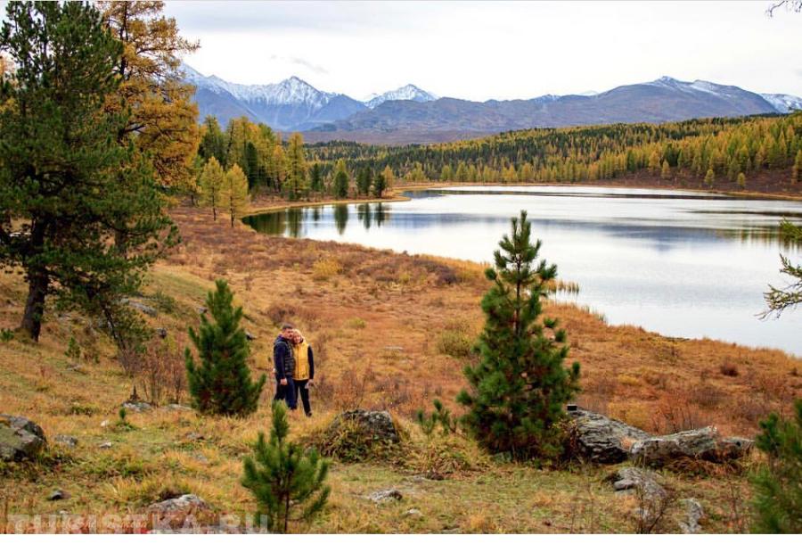 Озеро Киделю в сентябре.