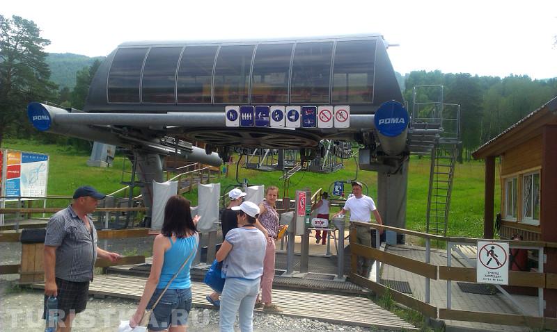 Нижняя станция подъемника