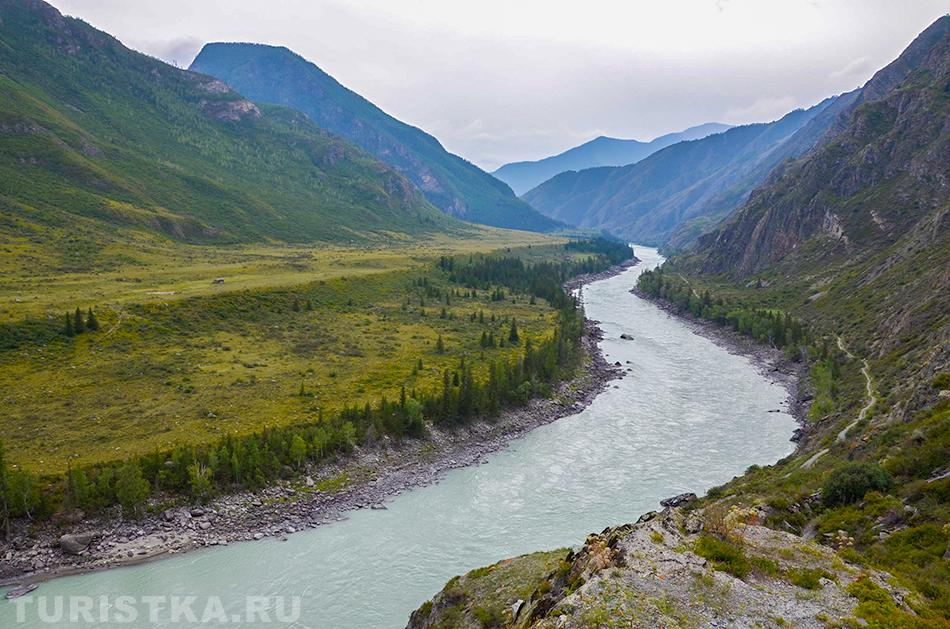  Дорога к слиянию Катуни и Аргута
