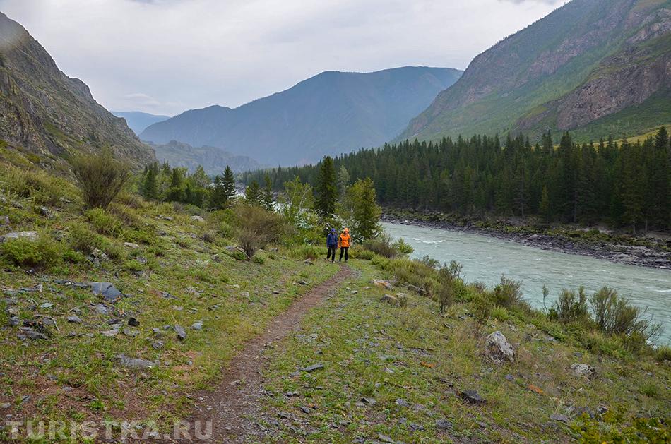  Дорога к слиянию Катуни и Аргута