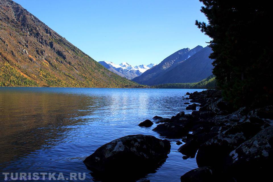 Нижнее Мультинское озеро. Сентябрь.
