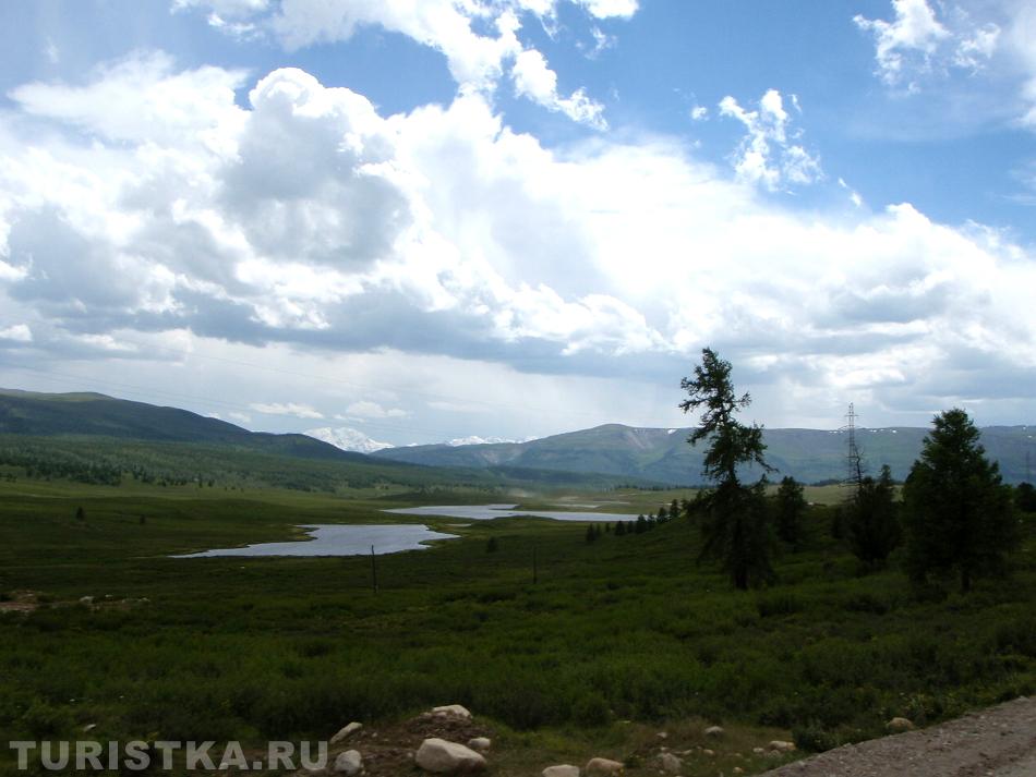 Многочисленные озера Улаганского района. Алтай