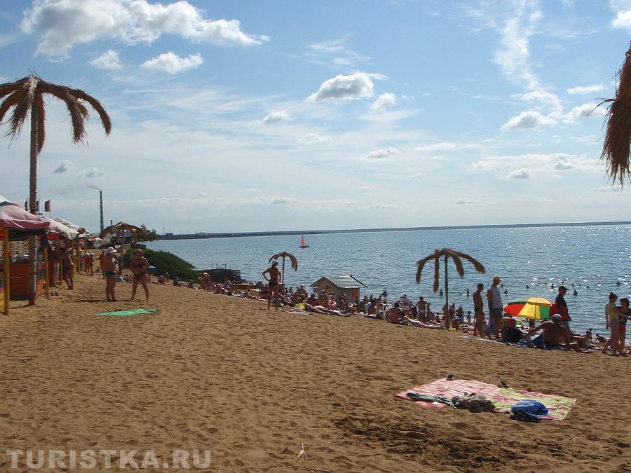 Пляж озера Яровое