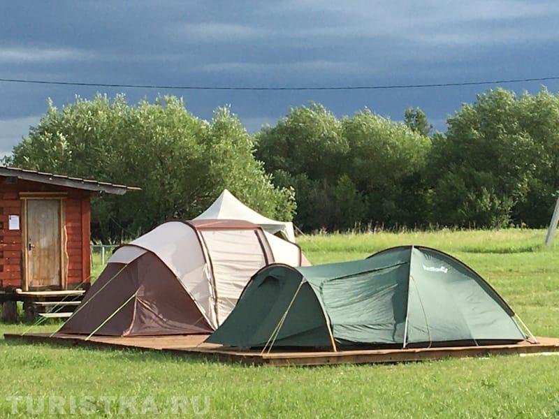 КТЦ Любоград-палатки и домики