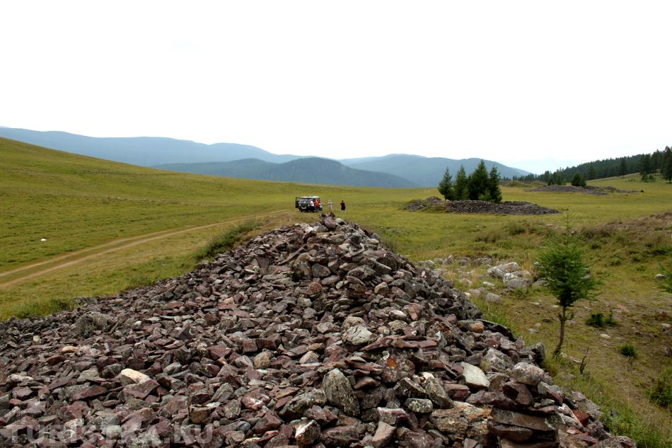 Пазырыкские курганы. Улаганский район Алтай