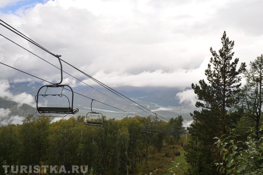 Манжерок. Кресельный подьемник
