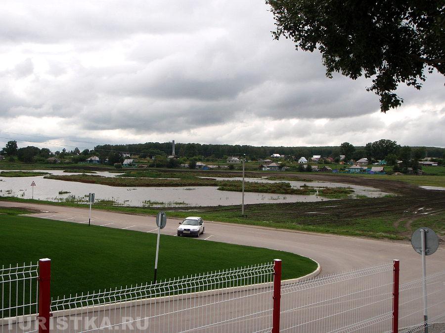 Вид с территории музея