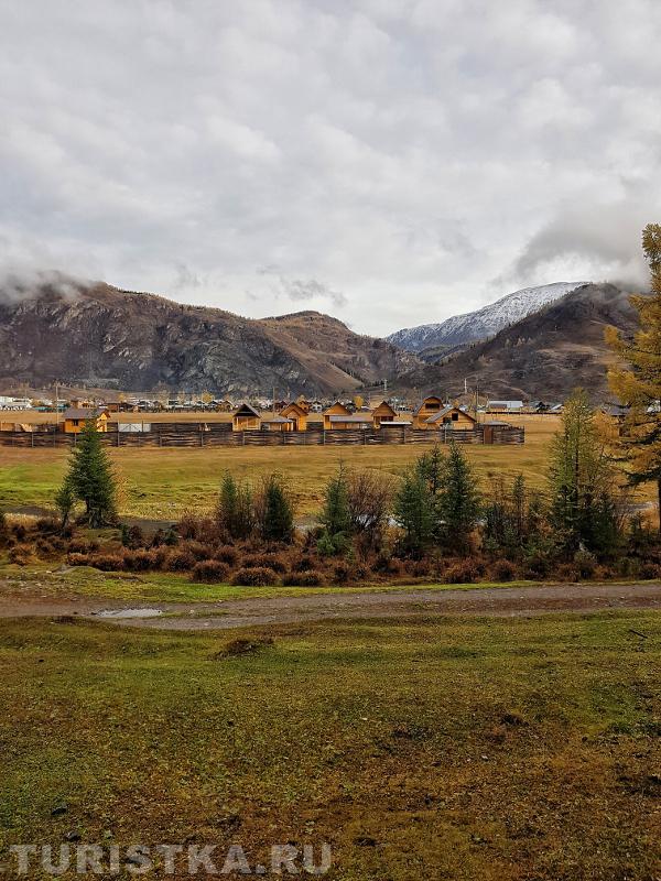 В районе Акташа.