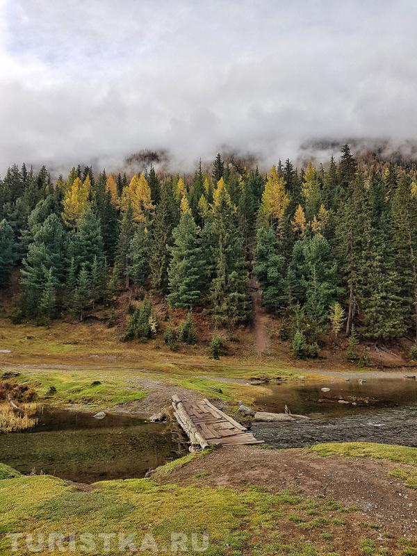 В районе Акташа.