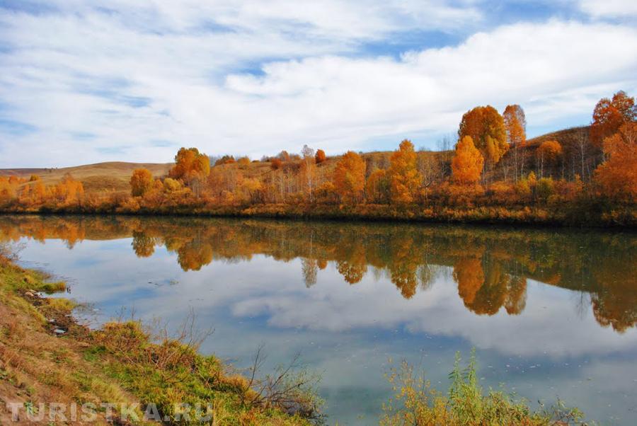 Река Иша осенью