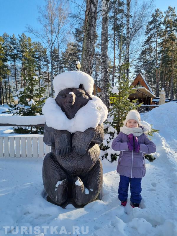 Нашелся косолапый родственник. Турбаза Империя Туризма.