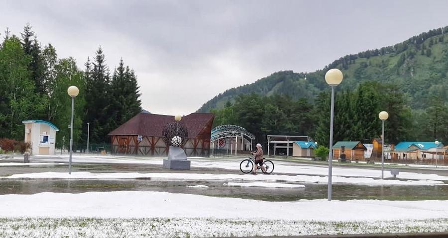 Типичное сибирское лето, выбран оптимальный транспорт. Выезд с Тавдинских пещер.