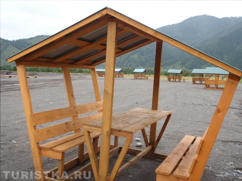 Беседке на Рублевском водохранилище