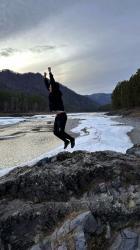 Алтай : Фотоконкурс : Смехотурики 2025 : Мой прыжок- Алтаю Шок! Чемальский район