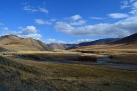 Фотоконкурс Золотая осень на Алтае 2020. Дорога на Бугузун. Кош-Агачский район. Дата: 18.09.2020