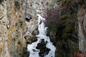 верхний каскад водопада Бельтертуюк