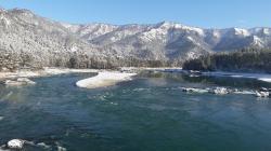 Зимний тур Горный Алтай : Река Катунь