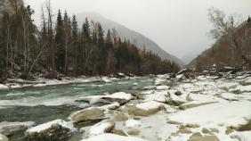 Алтай. Катунь перед Курайской степью