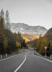 Фотоконкурс Золотая осень на Алтае 2020.Чуйский тракт после Акташа. Закат. Дата: 09.10.2018