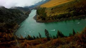 Фотоконкурс Золототая осень на Алтае 2018. Катунь в октябре между д.Купчегень и Яломаном