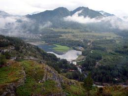 Гора Верблюд и Чемальская ГЭС