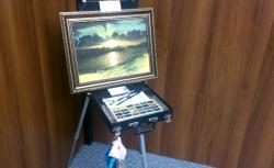 Выставка Дарьи Головань «Шёлковый путь акварели. Я люблю тебя, Алтай» : Выставка в Доме Ученых Новосибирского Академгородка