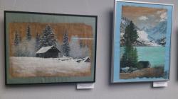 Выставка Дарьи Головань «Шёлковый путь акварели. Я люблю тебя, Алтай» : Выставка в Доме Ученых Новосибирского Академгородка