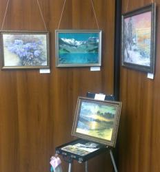 Выставка Дарьи Головань «Шёлковый путь акварели. Я люблю тебя, Алтай» : Выставка в Доме Ученых Новосибирского Академгородка