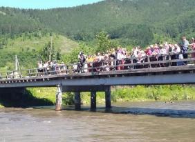 Троицкие гуляния -потопление берёзки