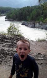 1. Катунь не перекричать!  Река Катунь Чемальская ГЭС.