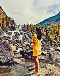 Фотоконкурс Золотая осень на Алтае 2020. Водопад Учар. Дата: 03.09.2020